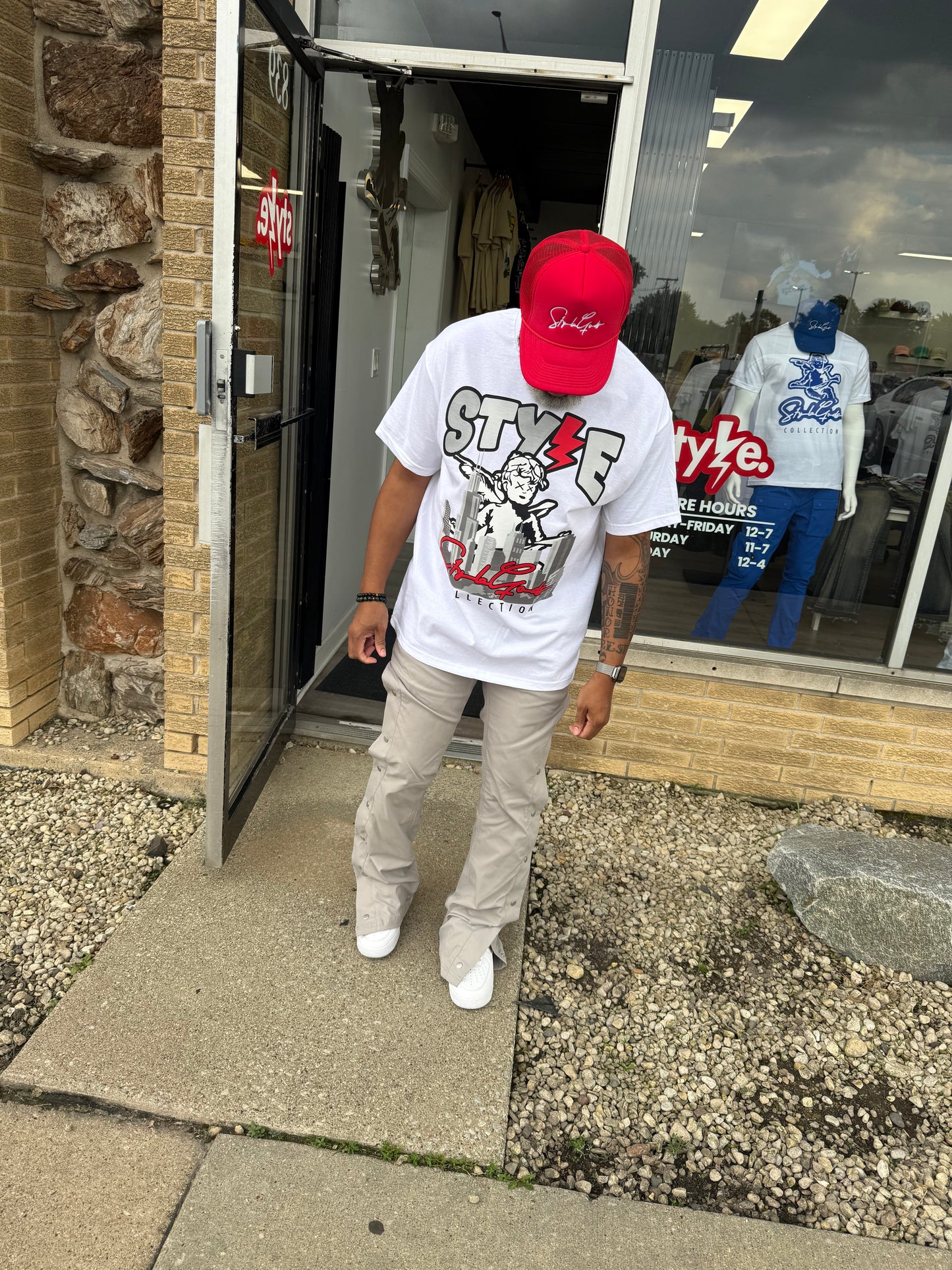 StyleGods City Angel T Shirt - White