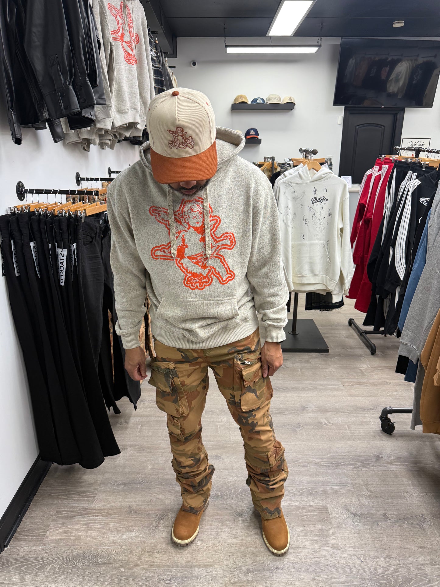 Dash Stack Cargo Pants AD807 Forest Camo