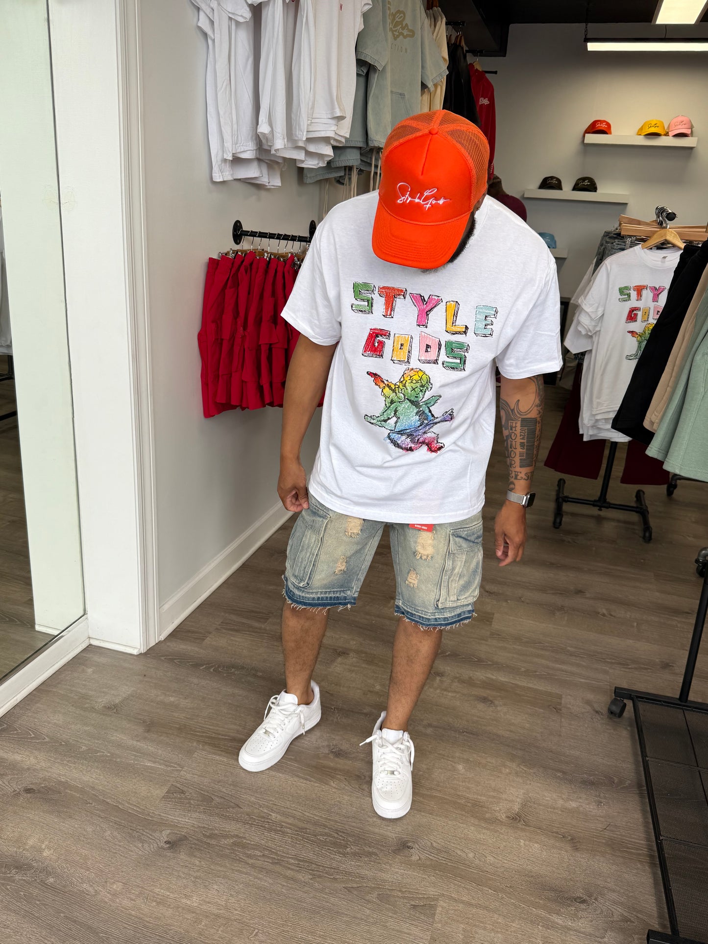 StyleGods Crayon Angel - White\Multi