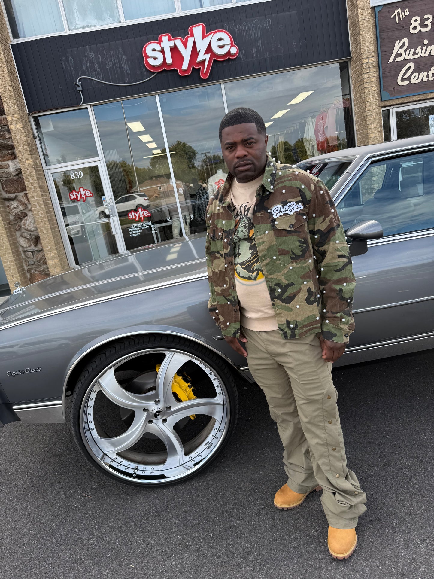 Copper Rivet NYLON Stacked Snap Pants Olive