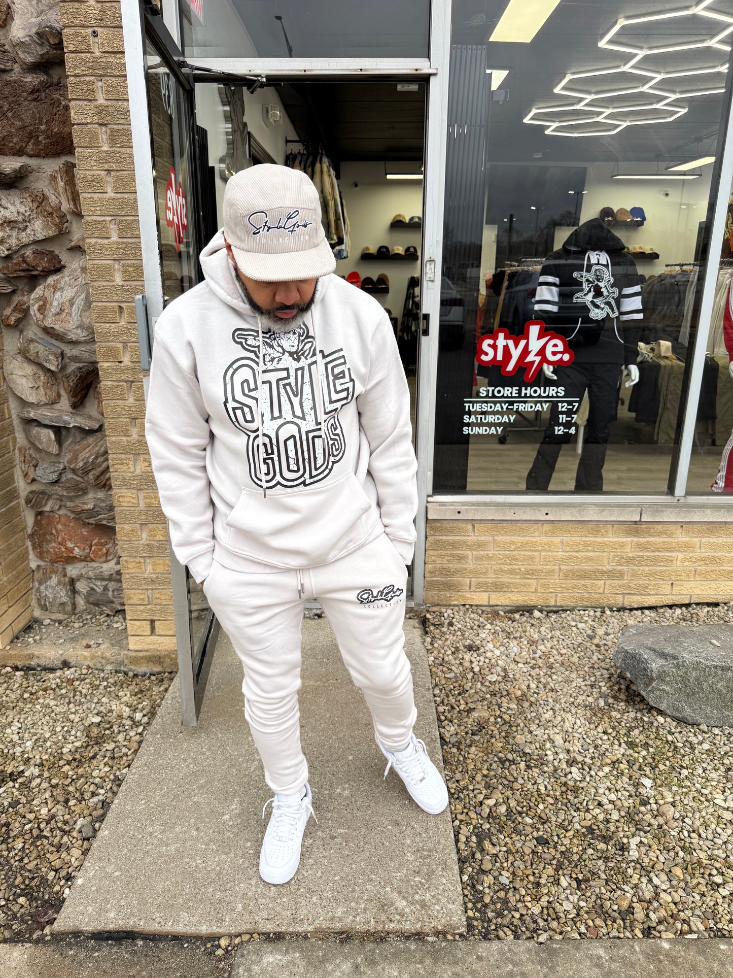 StyleGods Angel Jogging Suit - Cloud\Black\White