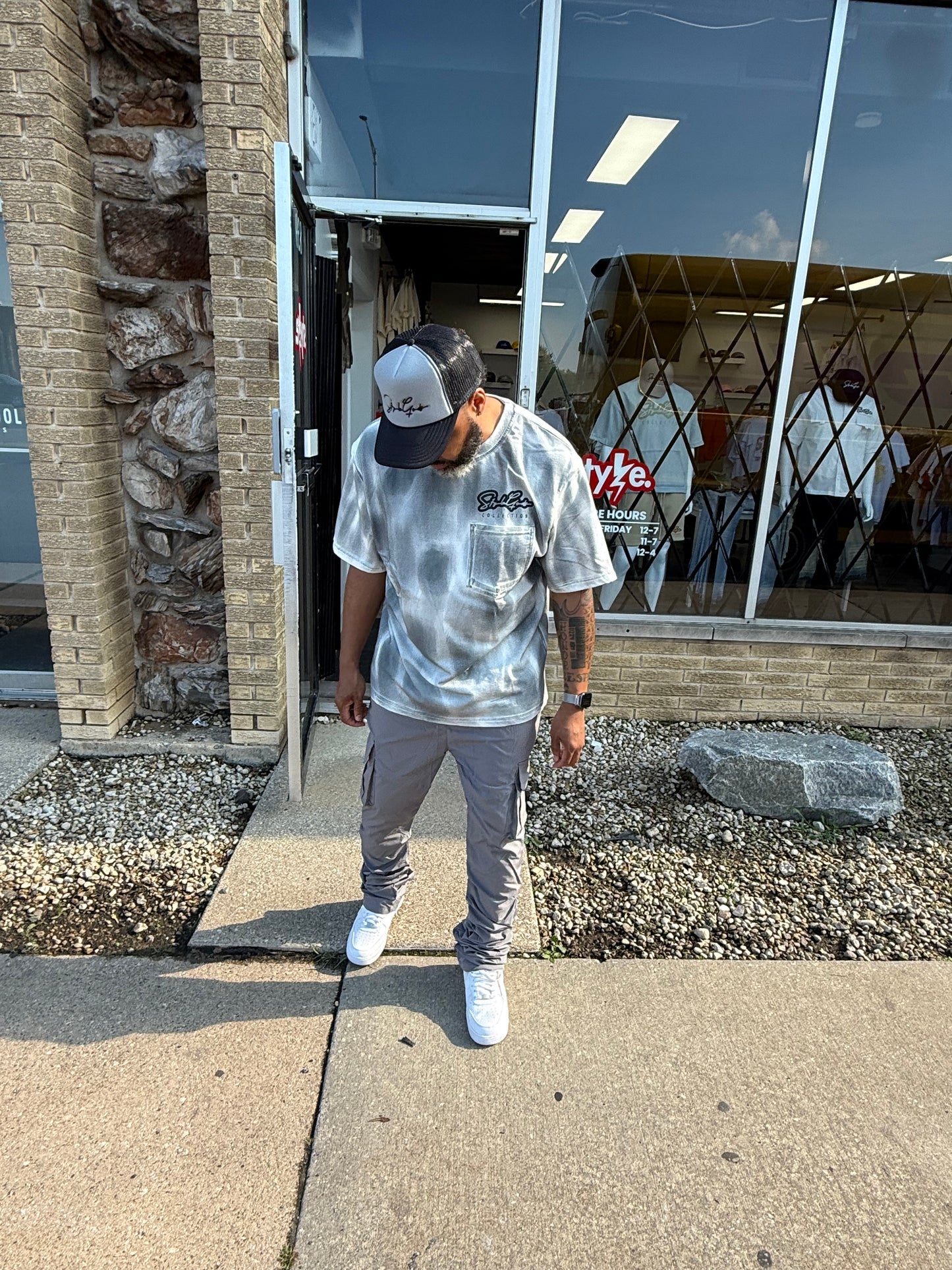 StyleGods Angel Paint T Short- White\Grey\Black
