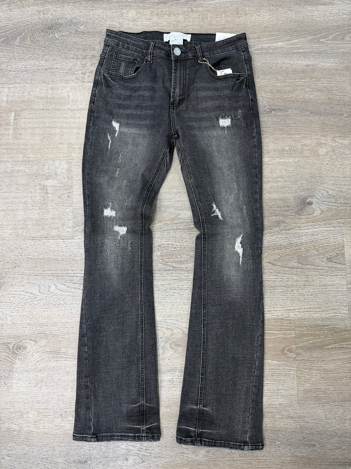 PJ Mars Stacked Denim - Washed Black