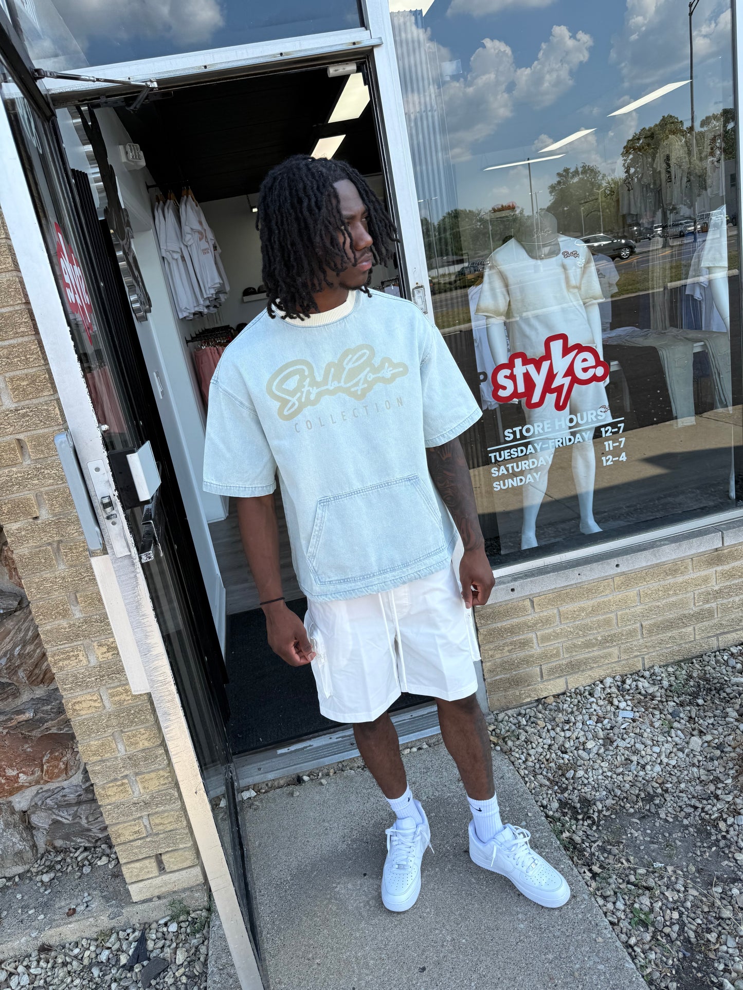 Rebel Nylon Cargo Short - White