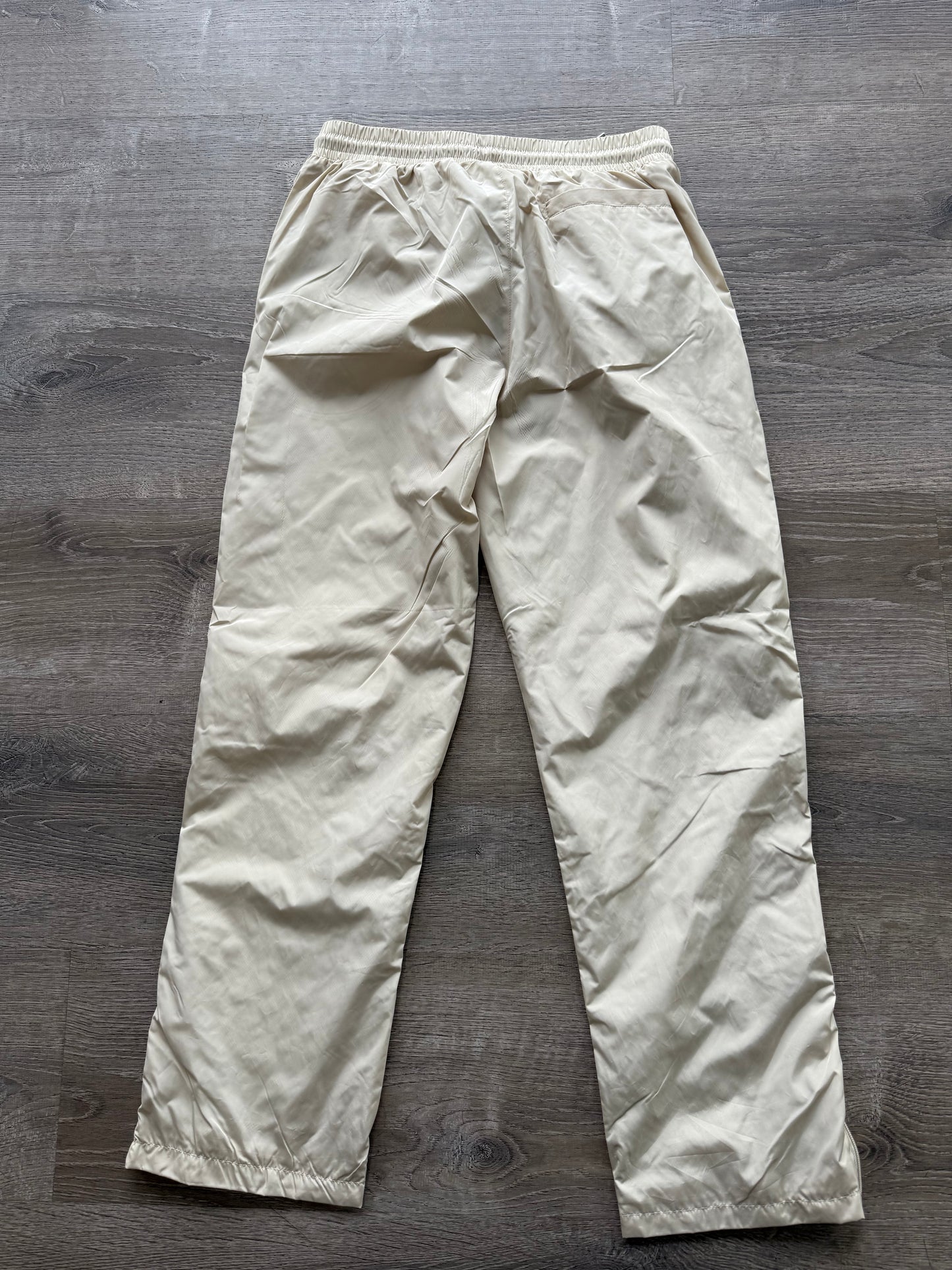 StyleGods Nylon Stacked 5 Joggers-Beige