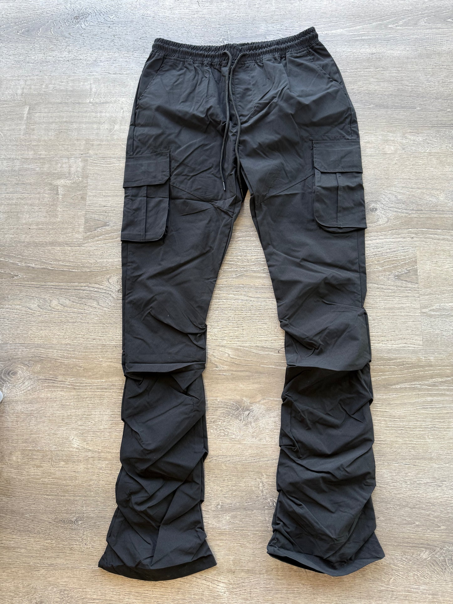 Rebel NYLON Stacked Cargo 100-422 Black