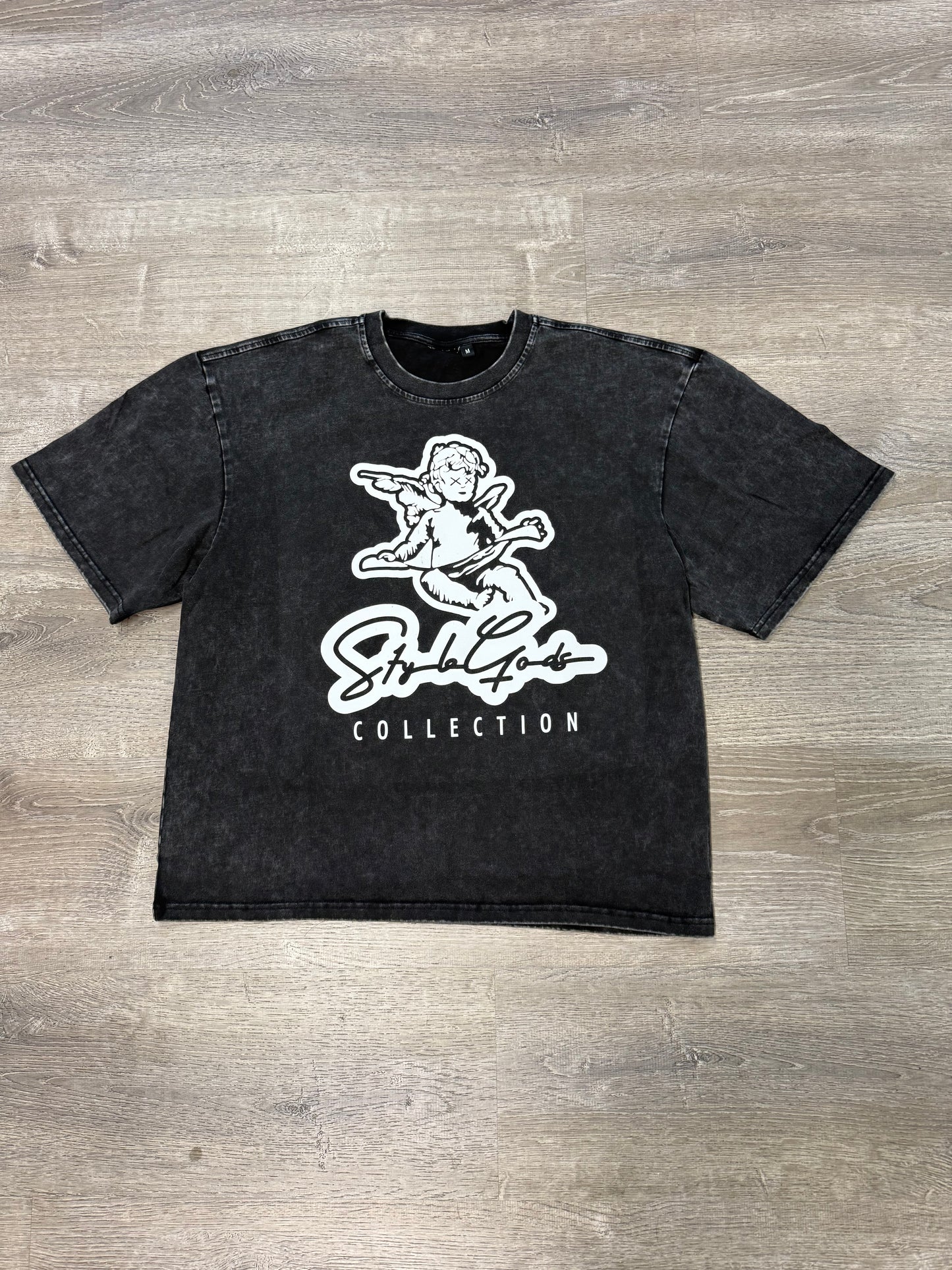 StyleGods Angel Crop T - Vintage Black