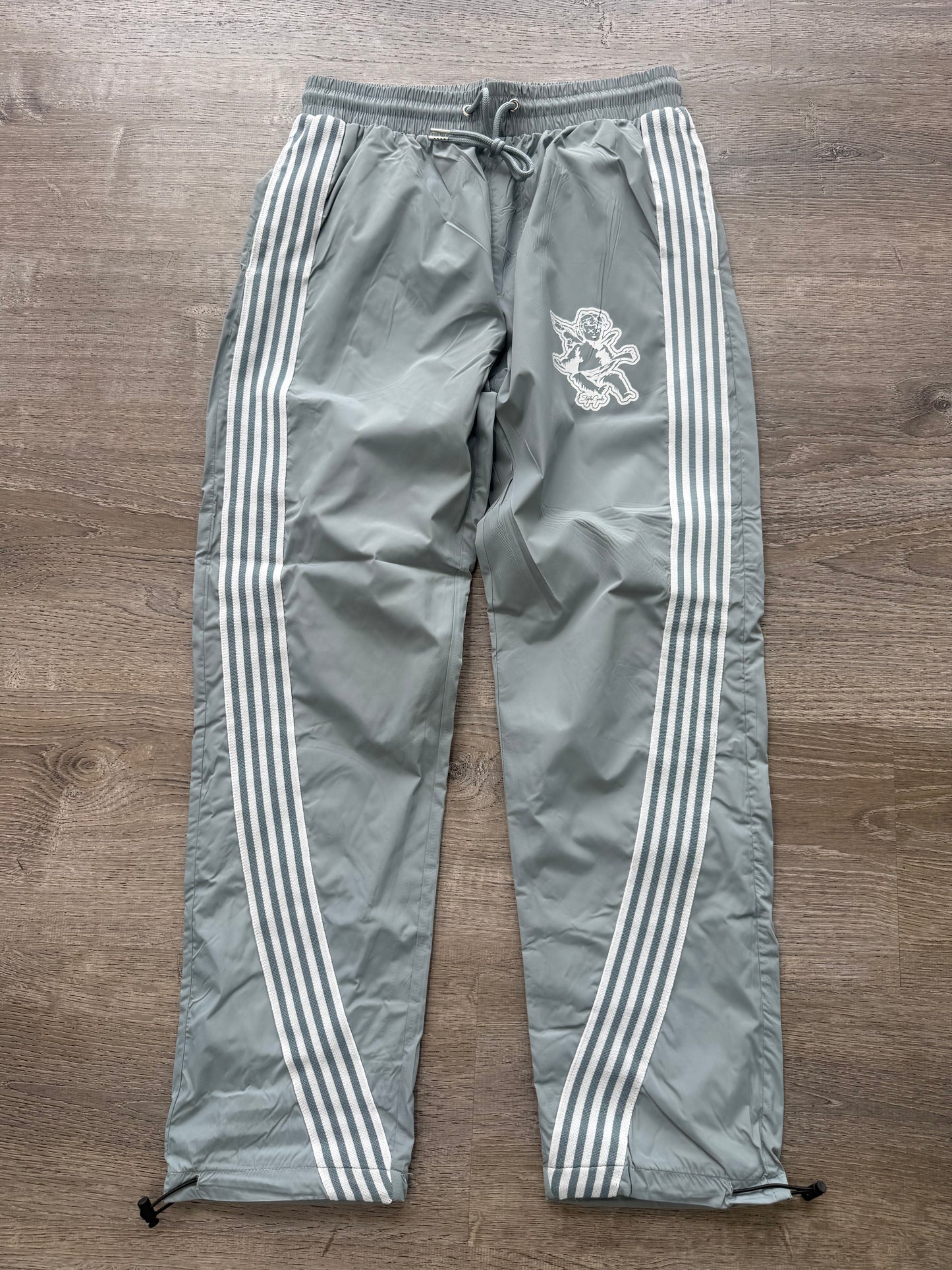 StyleGods Angel Nylon Joggers- Grey
