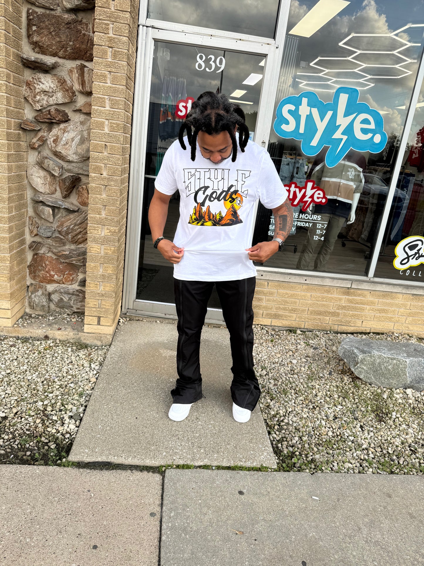 StyleGods Sun Shirt - white clearance