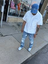 StyleGod Angel White Crop Button up Shirt - Nailhead