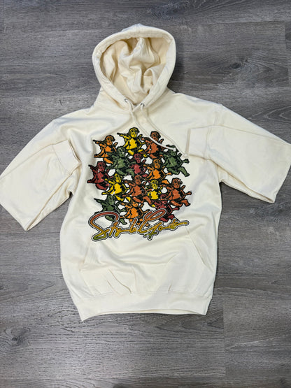 StyleGods Multi Angel Hooded SweatShirt - Multi