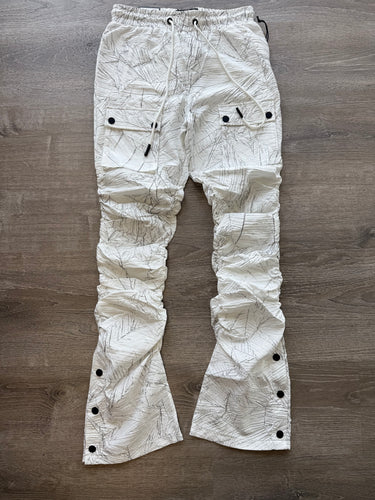 Makobi NYLON Stacked Cargo - White Pattern