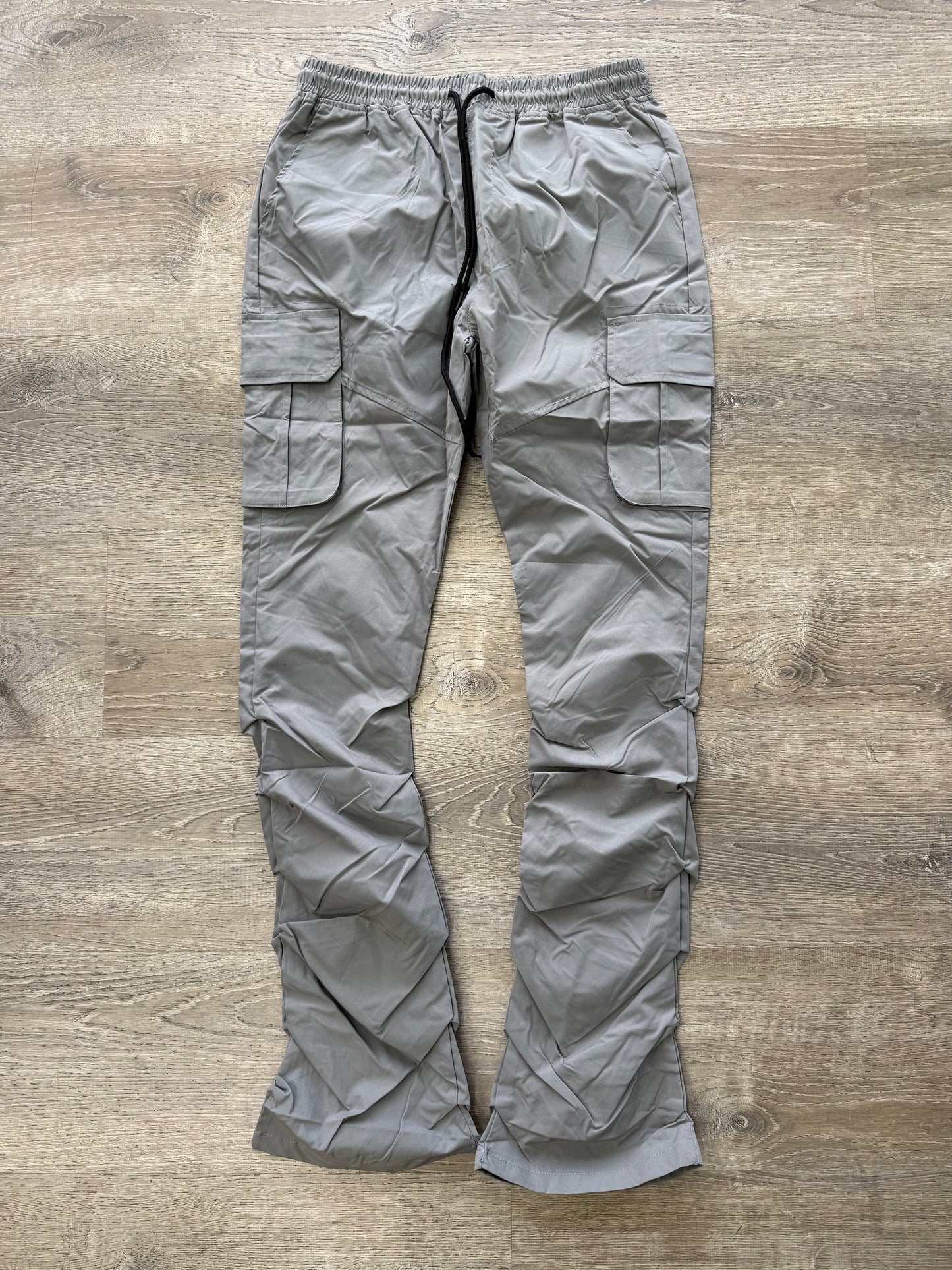 Rebel NYLON Stacked Cargo 100-422 Grey