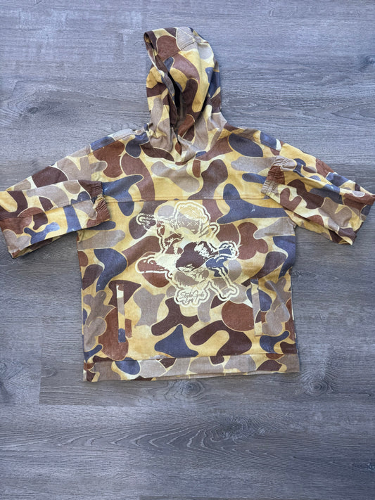 StyleGods Camo Denim Angel Hoodie - Camo