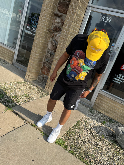 StyleGods Mad Hat T Shirt Black\Multi