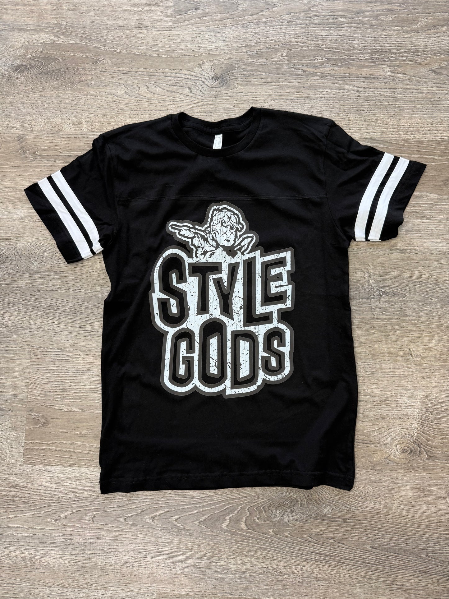 StyleGods Jersey T Shirt - Black