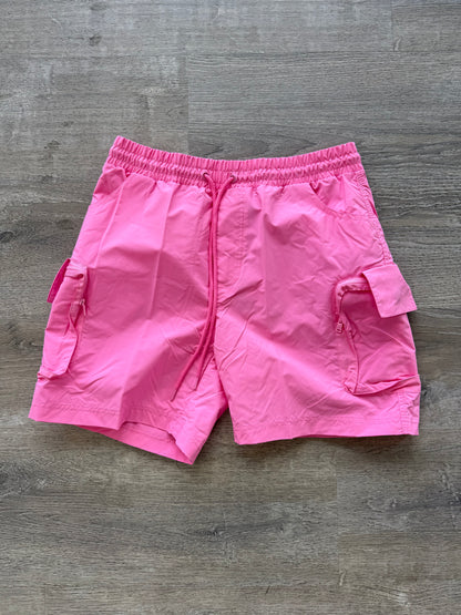 Rebel Nylon Cargo Short - Pink