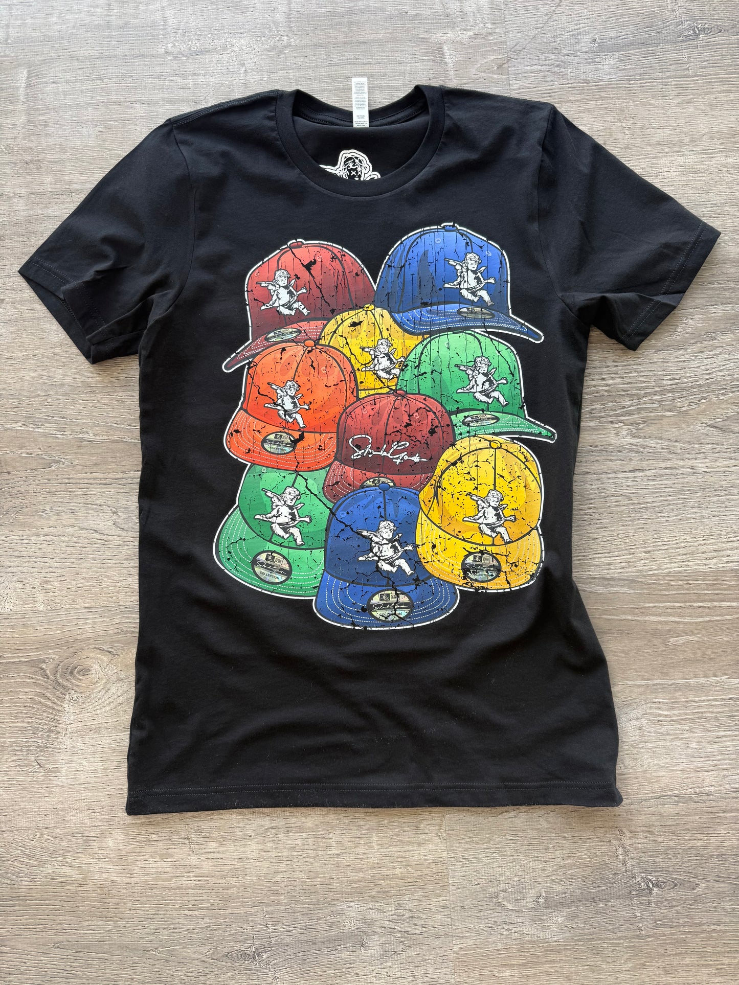 StyleGods Mad Hat T Shirt Black\Multi