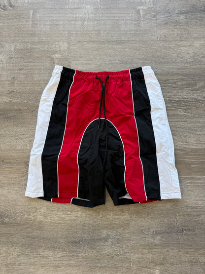 Rebel Nylon Short - Red\White\Black clearance