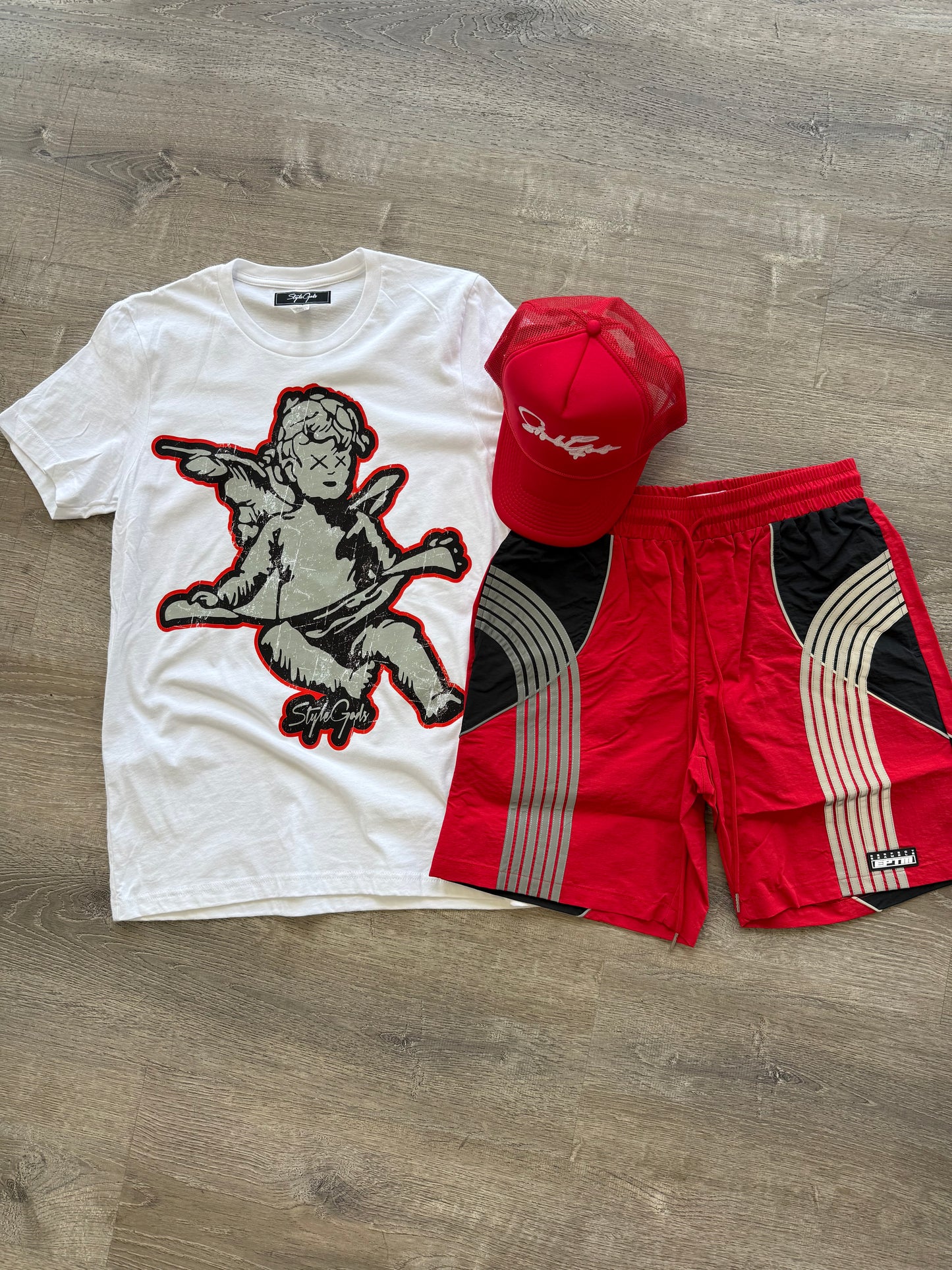 StyleGods Jumbo Angel T Shirt White\Black\Red\Grey
