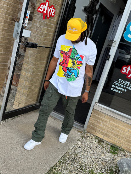 Roar Stacked Cargo Olive