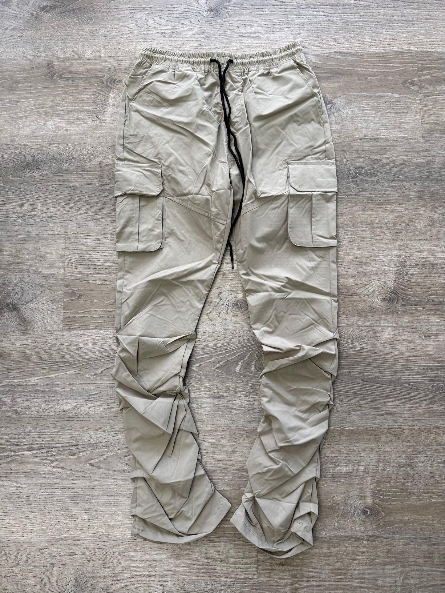 Rebel NYLON Stacked Cargo 100-422 Taupe