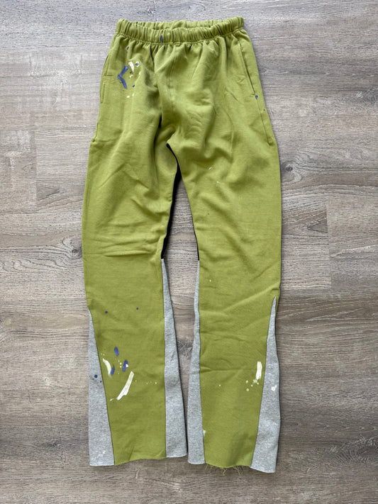 MNML Fleece Stack Joggers- Olive
