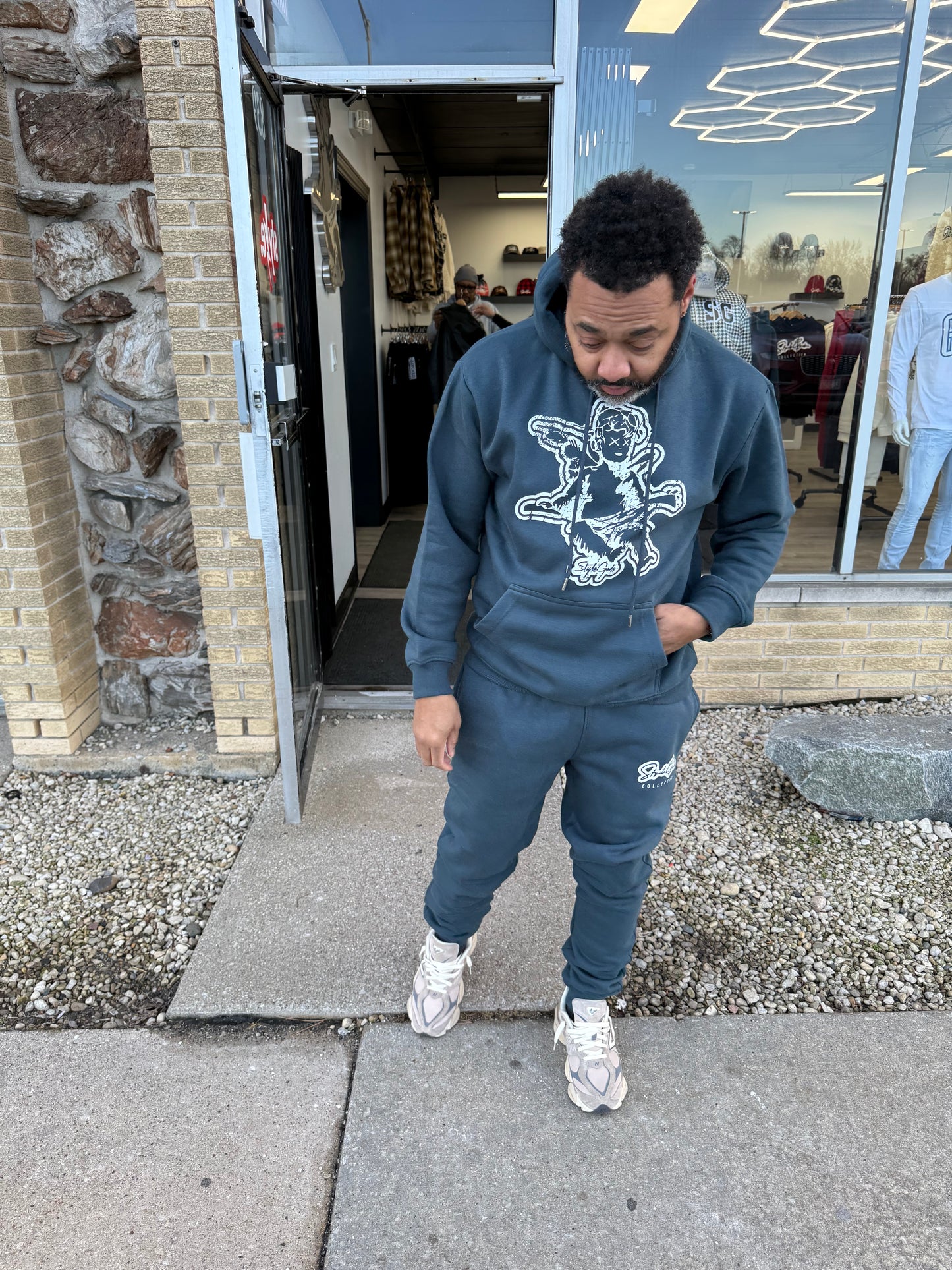 StyleGods Angel Jogging Suit -  Teal