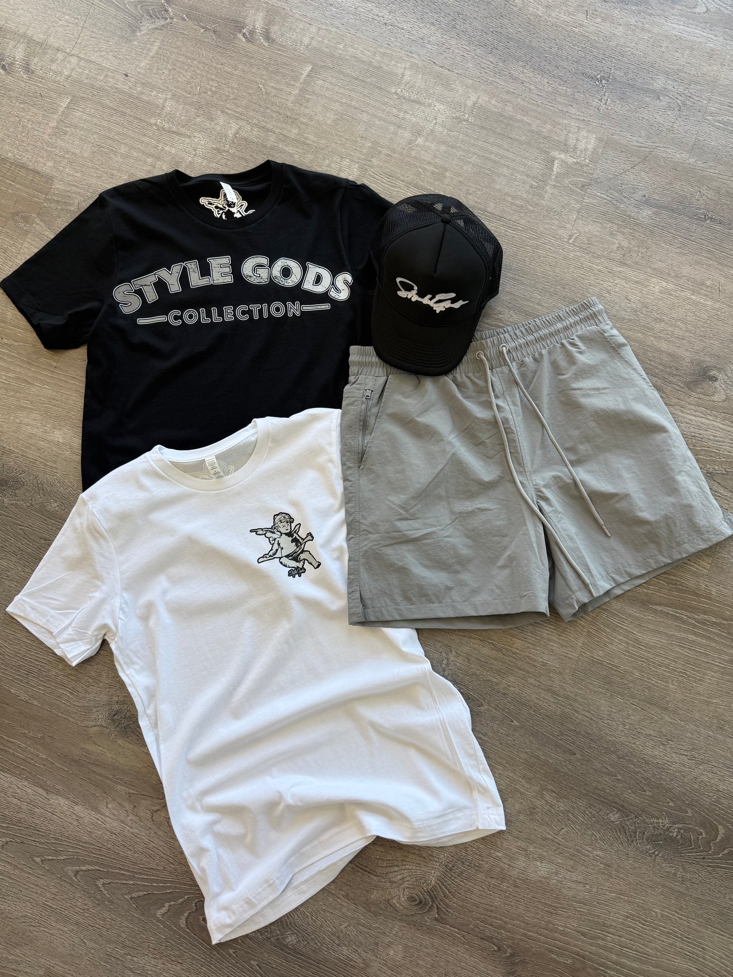 Rebel Nylon Short - Grey