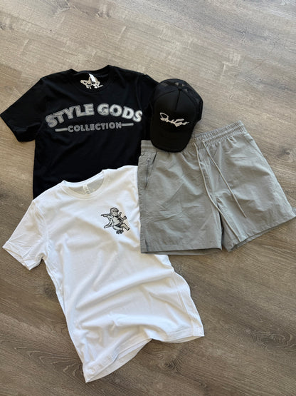 Rebel Nylon Short - Grey