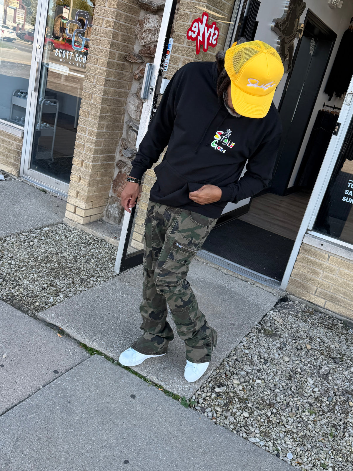 PJ Mark Stacked Cargo Woodland Camo