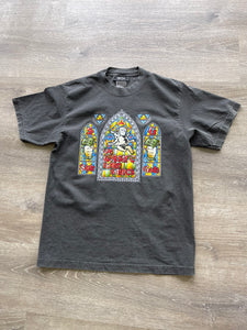 StyleGods Stained Glass Over Sized T- Vintage Black/Multi