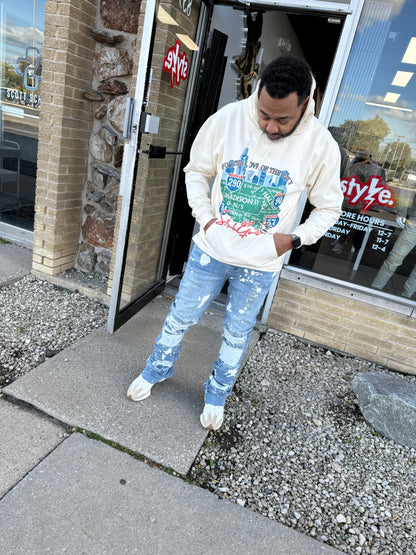 StyleGods City Hooded SweatShirt - Multi