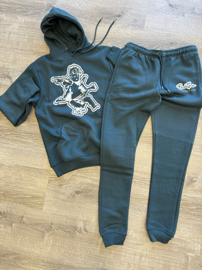 StyleGods Angel Jogging Suit -  Teal