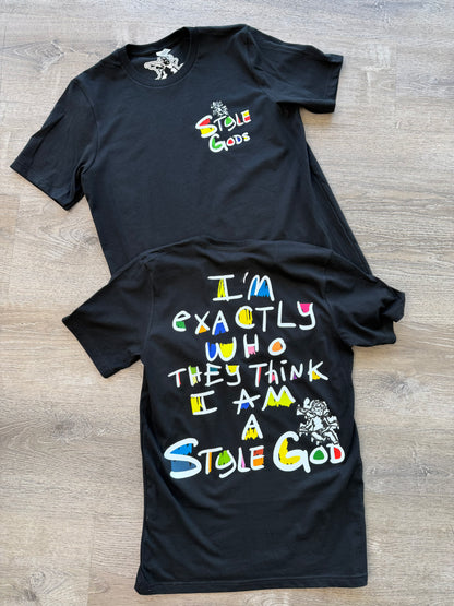 StyleGods They Know I am StyleGod T Shirt Black\Multi
