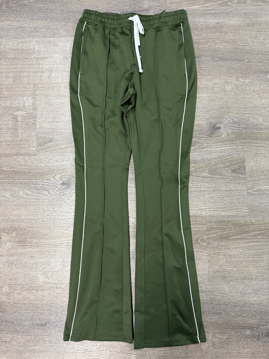 Rebel Minds STACKED Track Pants- Olive