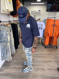 StyleGods Over Sized World Domination - Navy/White
