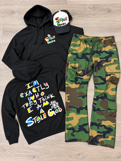 StyleGods They Know Hoodie Sweater Black\Multi