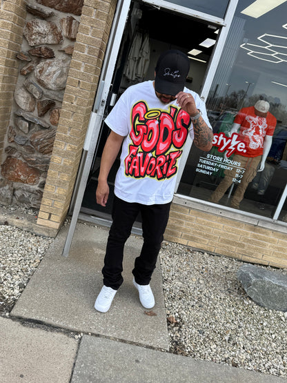 StyleGods Gods Favorite T Shirt White\Black
