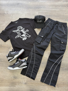 EPTM NYLON Stacked Cargo- Black