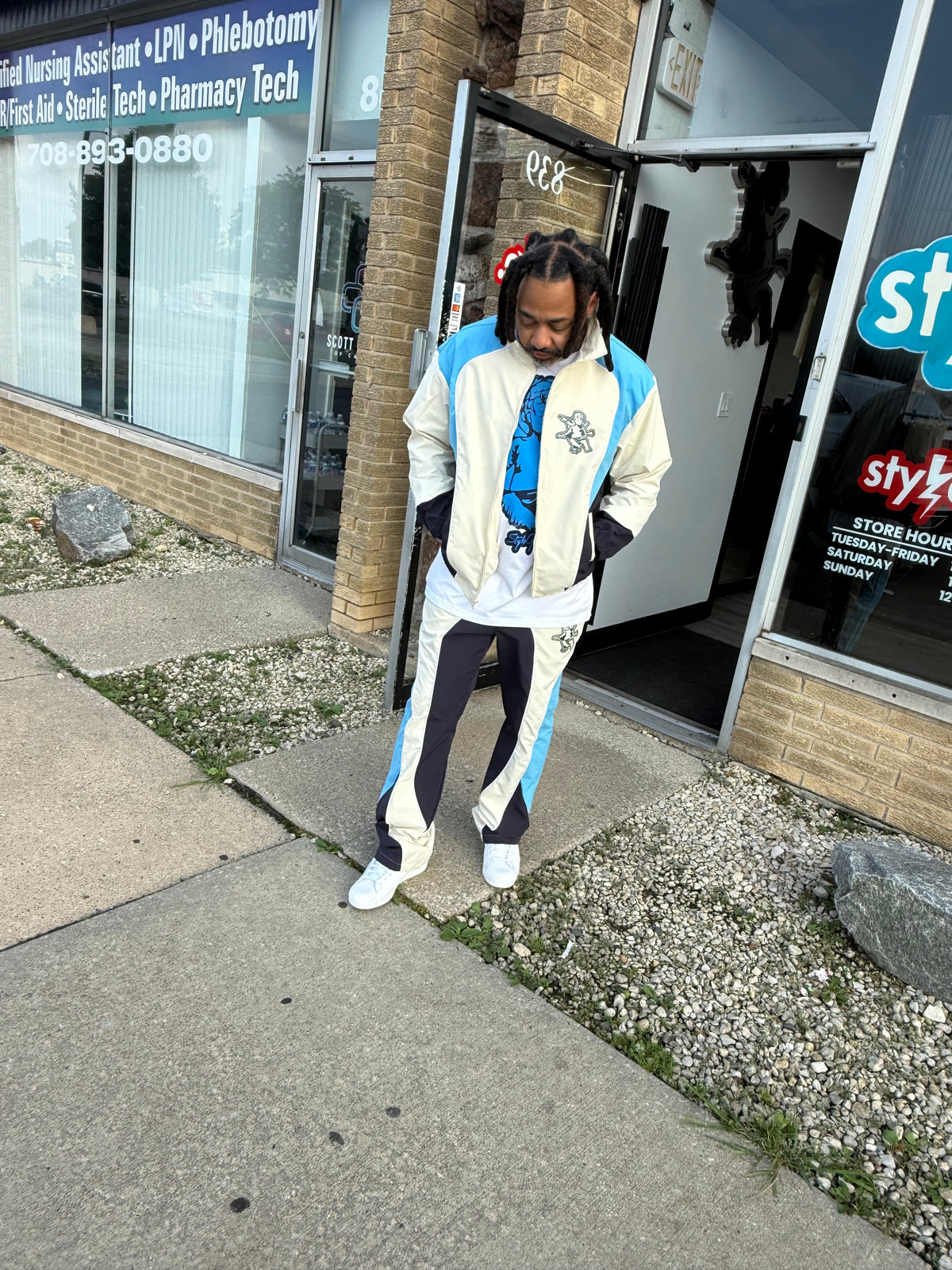 Stylegods Nylon Track Suits - Blue