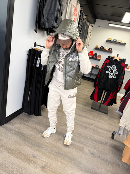 StyleGods Angel Jogging Suit -  Stone\Brown