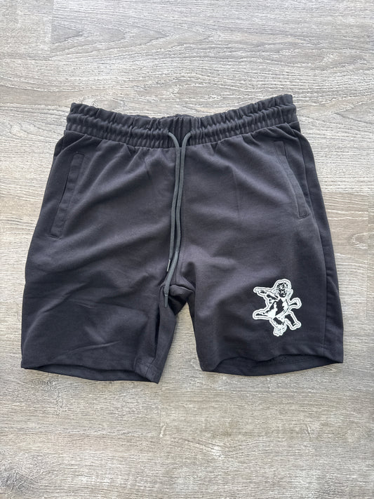 StyleGods Angel Sweat Shorts - Black