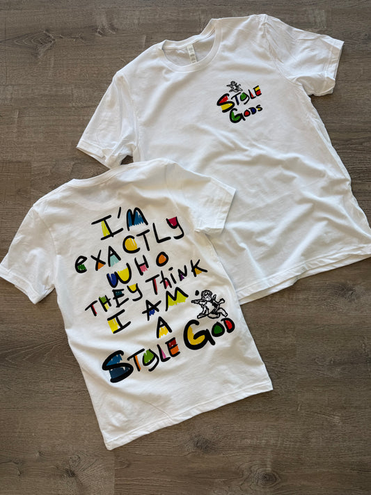 StyleGods They Know I am StyleGod T Shirt White\Multi