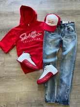 StyleGods Signature Script Hoodie Red/White