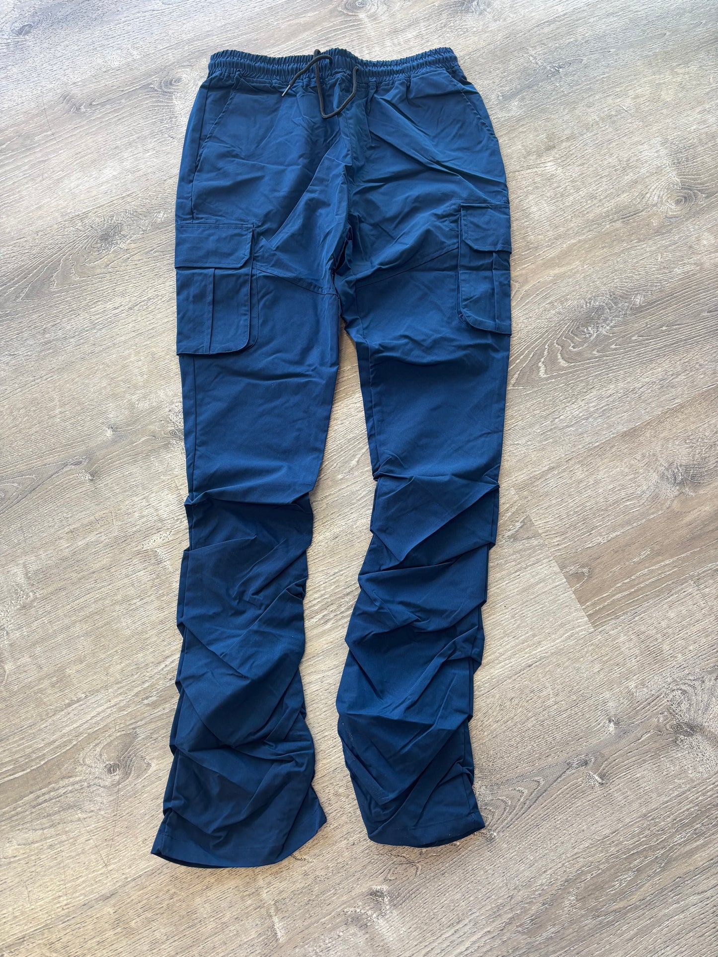 Rebel NYLON Stacked Cargo 100-422 Navy