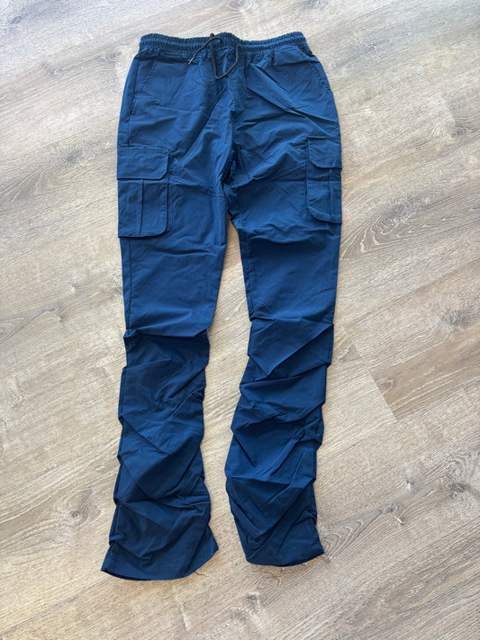 Rebel NYLON Stacked Cargo 100-422 Navy
