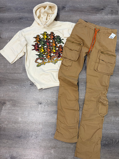 StyleGods Multi Angel Hooded SweatShirt - Multi