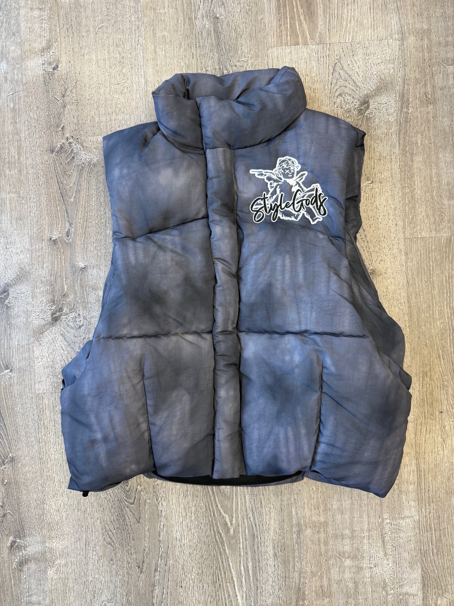 StyleGods Angel Bubble Vest - Smoke Grey