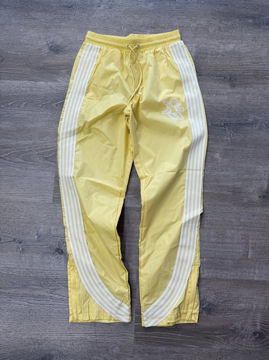 StyleGods Angel Nylon Joggers- Yellow